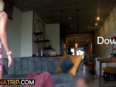 Leie, Grosser schwanz, Blondine, Blasen, Schwanz, Selbstgemacht, Dürr, Titten