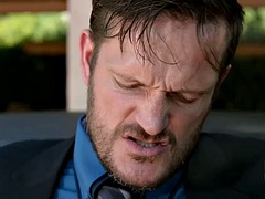 L-F S-L threesome outside car redhead chubby and brunette