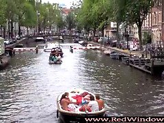 Euro call girl screwed in crimson light district