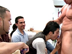 Amateur party ends in public fellatio