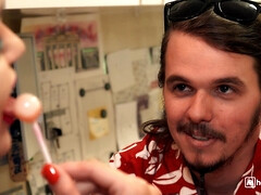 Asombroso, Morena, Alemán, Sexo duro, Lamidas, Coño, Tetas, Mojado