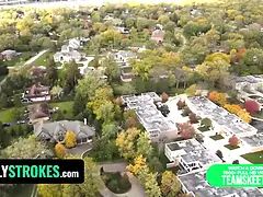 Familystrokes - curvy brazilian step-mother Carmela Clutch shares her spouse with crazy teen stepdaughter