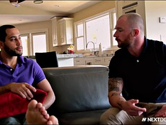 Anal, Grosse bite, Noire, Sucer une bite, Noir ébène, Homosexuelle, Interracial