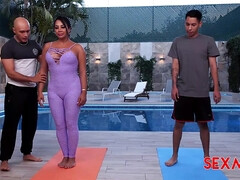 Coach seduces my step-mom