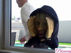 Stepsis Molly Little gets a hot creampie after a steamy blowjob & handjob from her stepbro