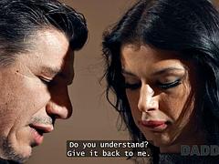 DADDY4K. My slutty GF thought I didn t know she fucked my dad