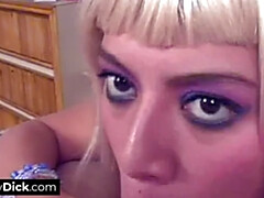 18 ans, Amateur, Blonde, Sucer une bite, Queue, Fétiche, Pénis, Nénés