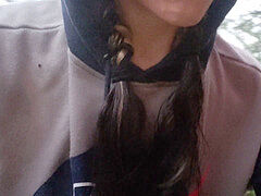 Hoodie fuck, kink, nerdy girl glasses