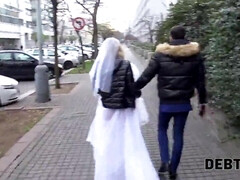 Collector bonks another's man's bride before him