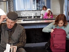 Grosse titten, Blasen, Paar, Brille, Absätze, Piercing, Muschi, Titten