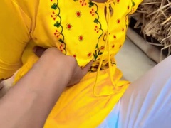 Desi village girl with tight pussy outdoor sex with Rohit Roy - HD Indian teen fuck