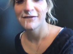 Amateur, Rubia, Mamada, Corridas, Corridas faciales, Pov, Realidad, Adolescente