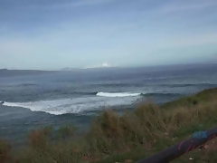 Leie, Papi, Kleid, Flashen, Fussjob, Masturbation, Orgasmus, Pov