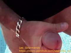 Amateur, Sucer une bite, Énorme, Maman, De plein air, Piscine, Pov, Avaler