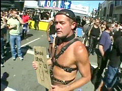 Human urinal @ folsom st festival