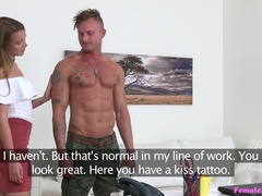 Female Agent (FakeHub): Tight Wet Pussy Empties Stud's Balls