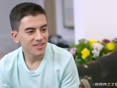 Busty MILF Ania Kinski joins teens and teach them to fuck