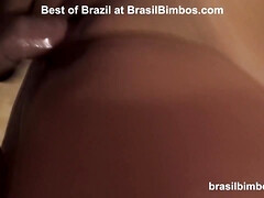 Sucer une bite, Brésilienne, Brunette brune, En levrette, Hard, Bite énorme, Fille latino, Chatte