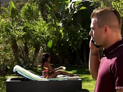 Americano, Culo, Estilo perrito, Ébano, Interracial, Tetas naturales, Orgasmo, Tetas