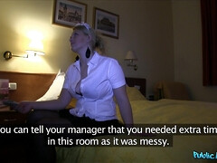 Leie, Tussi, Hundestellung, Europäisch, Hotel, Hausmädchen, Geld, Muschi