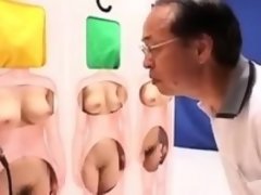 Amateur, Asiático, Fetiche, Grupo, Peludo, Japonés, Público