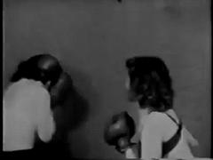 Vintage Catfighting and boxing: Big Tits, Big Ass Babe Porn