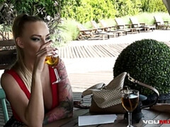 Blonde, En levrette, Hard, Hd, De plein air, Chatte, Réalité, Plan cul à trois