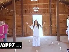 Sperma im mund, Schmuddelige sprache, Flotter vierer, Reif, Milf, Orgie, Taboo, Titten