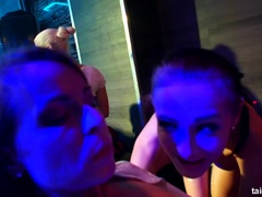 Schwarz, Verein, Lesbisch, Orgie, Party, Dusche, Schüchtern, Swingers