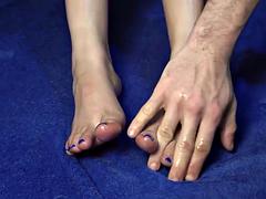 Amateur, Asiatique, Gros seins, Pieds, Fétiche, Fétiche des pieds, Hard, Huilée