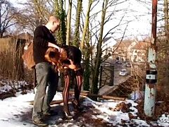 Condoom, Lul, Moeder die ik wil neuken, Buiten, Prostituee, Roodharige vrouw, Tiener, Slet