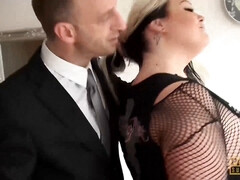 Sadomasochismus, Grosser arsch, Grosse titten, Blasen, Domination, Hd, Rau, Strümpfe