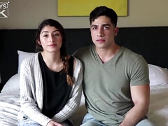 Diego Cruz fucks his young Latina girlfriend Vanessa Ortiz - perky tits