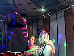 Kont, Pijpbeurt, Rondborstig, Groep, Hardcore, Hd, Orgasme, Kut duiken