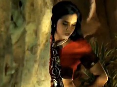 Brunette brune, Indienne