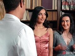 Kont, Blond, Stel, Zoenen, Lesbisch, Doordringend, Tieten likken, Vrouw