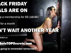 Ray Ray Takes It Deep - Gloryhole Blowjob & Cum in Mouth