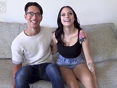 Leie, Arsch, Blasen, Braunhaarige, Handjob, Hardcore, Hd, Masturbation