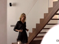 Blonde, Femme couguar, Papa, Hd, Branler, Belle mère, Suçant, Adolescente