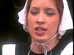 In den arsch, Tussi, Grosser schwanz, Grosse titten, Blondine, Blasen, Lecken, Titten