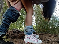 Leie, Grosse titten, Blasen, Braunhaarige, Hardcore, Selbstgemacht, Natürlichen titten, Öffentlich