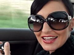 Short-haired goddess with perfect tits fucked by a big penis