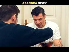 Vip4k. sexy dark haired thinks that the whistle is a signal to blow an senior cock