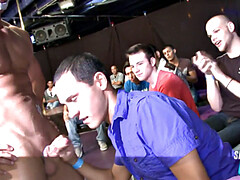 Real amateur party ends in blowjob