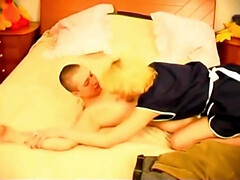 Sucer une bite, Classique, Tir de sperme, Queue, Mamie, Mature, Russe, Nénés