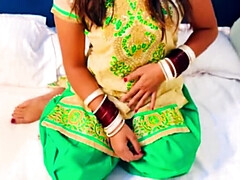 Step Sister Home Alone - Hindi Dirty Talk Blowjob & Tight Pussy Sex - Desi Homemade