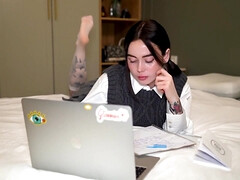 Cul, Brunette brune, Dingue, Fait maison, Masturbation, Pov, Chatte, Nénés