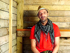 Mamada, Morena, Corridas, Al aire libre, Paja con tetas