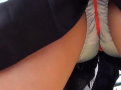 Aziatisch, Hd, Japaans, Masturbatie, Buiten, Slipje, Openbaar, Tiener