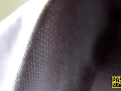 Busty Tits Submissive Mommy Gobbles Penis